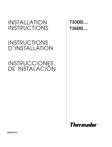 Thermador T30BB810SS Guía de instalación