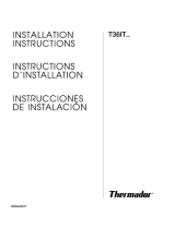 Thermador T36IT800NP Guía de instalación