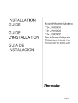 Thermador T24UR820DS Guía de instalación