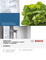 Bosch Benchmark B30IB800SP Guía de instalación