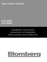 Blomberg CTE36500 Guía de instalación