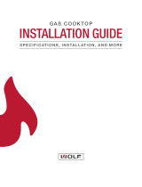 Wolf CG152TFSLP Guía de instalación