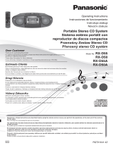 Panasonic RXD50AEG Instrucciones de operación