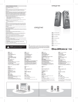 Creative GIGAWORKS T40 Manual de usuario