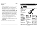 Campbell Hausfeld Grinder DG470500CK Manual de usuario