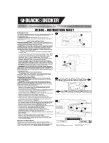 Black & Decker RC800 Manual de usuario