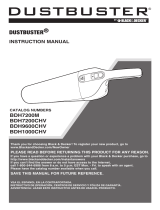 Black & Decker Vacuum Cleaner BDH1000CHV Manual de usuario