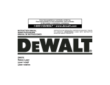 DeWalt Laser Level DW076 Manual de usuario