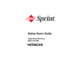Hitachi Cell Phone SH-P300 Manual de usuario