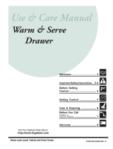 Frigidaire Food Warmer Warm Drawer Manual de usuario