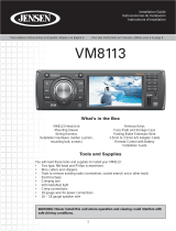 Jensen Car Video System VM8113 Manual de usuario