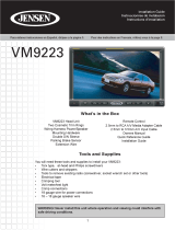 Jensen VM9223 - Touch Screen Double Din MultiMedia Receiver Manual de usuario