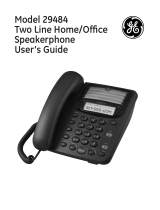 GE 29484 2-Line Manual de usuario