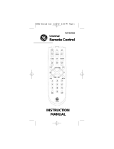 GE Universal Remote RM91902 Manual de usuario