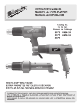 Milwaukee Heat Gun 8988-20 Manual de usuario