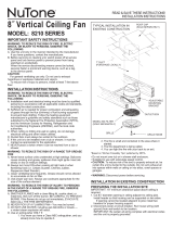 NuTone Fan 8210 Series Manual de usuario
