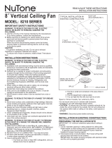 NuTone 8210 Series Manual de usuario