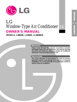 LG Electronics Air Conditioner CL8000ER Manual de usuario