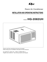 Quasar Air Conditioner HQ-2082UH Manual de usuario