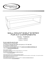 Pinnacle Design TV Mount TV26403 Manual de usuario