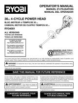 Ryobi Lawn Mower RY34001 Manual de usuario