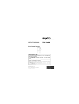 Sanyo Microcassette Recorder TRC-540M Manual de usuario