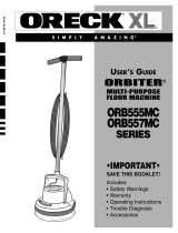 Oreck ORB555MC Series Manual de usuario