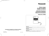 Panasonic Battery Charger EY0005 Manual de usuario