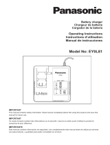 Panasonic Battery Charger EY0L81 Manual de usuario