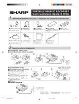 Sharp MiniDisc Player MD-MT821 Manual de usuario