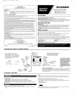 Sylvania 6413TB, 6419TB Manual de usuario