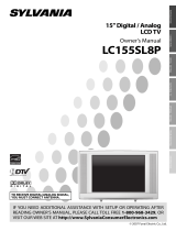 Sylvania Flat Panel Television LC115SL8P Manual de usuario