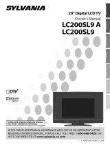 Sylvania LC200SL9A Manual de usuario