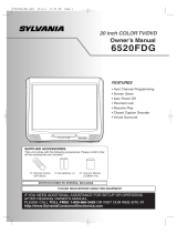 Sylvania TV DVD Combo 6520FDG Manual de usuario