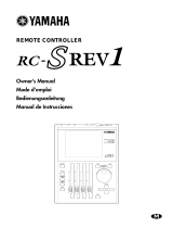 Yamaha RC-SREV1 Manual de usuario