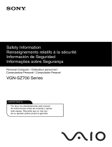 Sony VGN-SZ770AN El manual del propietario