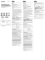 Sony SF-4N4 Manual de usuario