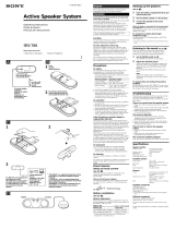 Sony SRS-T88 El manual del propietario