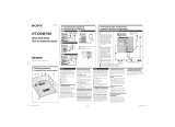 Sony HT-DDW795 Guía de instalación