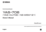 Yamaha YAS-706 El manual del propietario