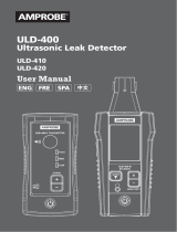 Amprobe ULD-410 & ULD-420 Ultrasonic Leak Detectors Manual de usuario