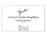 Fender Sidekick 15 El manual del propietario