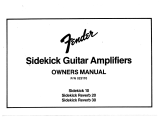 Fender Sidekick Reverb 20 El manual del propietario