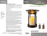 HoMedics AromaSpa Flameless Candle Diff Manual de usuario