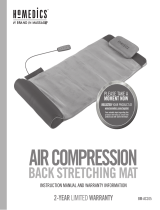 HoMedics BM-AC105 Air Compression Back Stretching Mat Manual de usuario