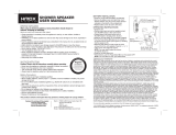 HMDX HMDX-SHW HMDX AUDIO Shower Speaker Manual de usuario