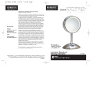 HoMedics M-7085 illuminated Beauty Mirror spa Refective Manual de usuario