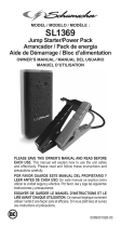 Schumacher SL1369 Water-Resistant Lithium Ion Jump Starter/ Power Pack El manual del propietario