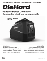 Schumacher Electric DH139 Portable Power Generator El manual del propietario