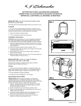 Schumacher Electric BAF-SK1 Battery Box Strap with Mounting Hardware El manual del propietario